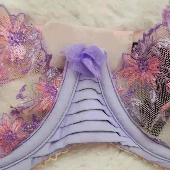 Ophelie Embroidered Scoop Bra - Picture 6 of 8